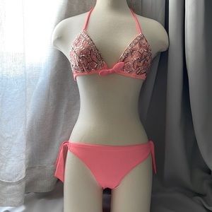 Victoria Secret Embroidered Embellished Bikini